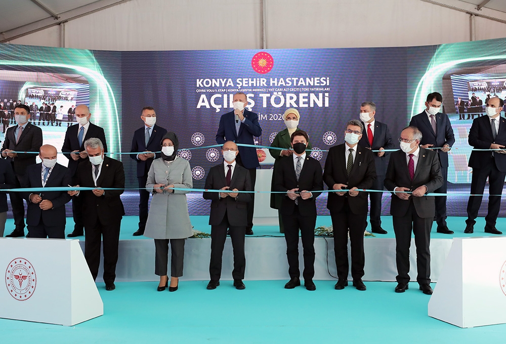 Konya Şehir Hastanesi ve yatırımların toplu açılış töreni