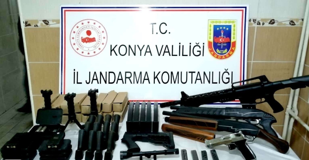 Konyada Jandarmadan Ruhsatsız Silah Satışına Darbe