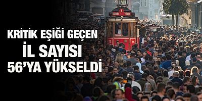Koronavirüs vakalarının 100 bin kişide 200'den fazla görüldüğü il sayısı açıklandı