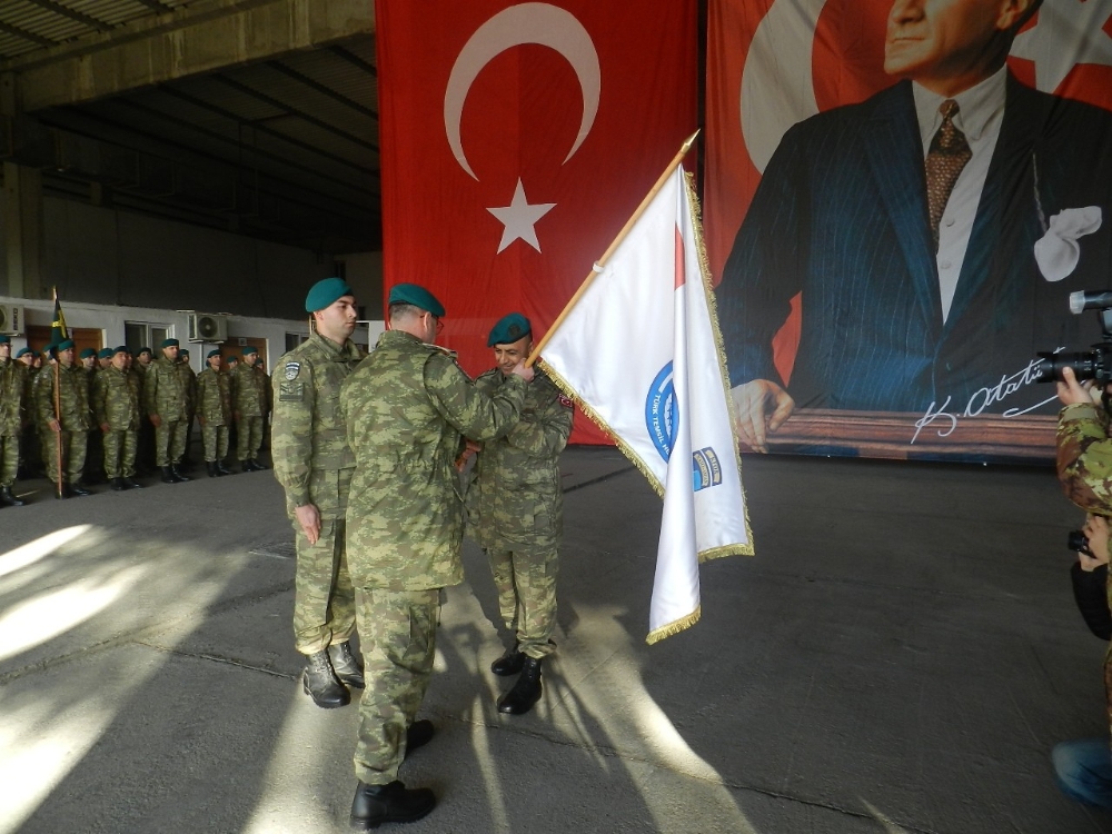 Kosova’da görev yapan Türk askerinde devir teslim töreni