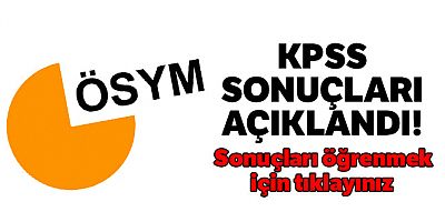 KPSS 2019/2 tercih sonuçları açıklandı!