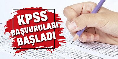 KPSS Ortaöğretim başvuruları başladı!