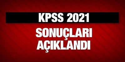 KPSS sonuçları açıklandı