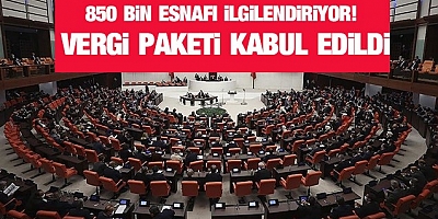 Küçük esnafa ilaç olacak: Kanun teklifi TBMM'de kabul edildi