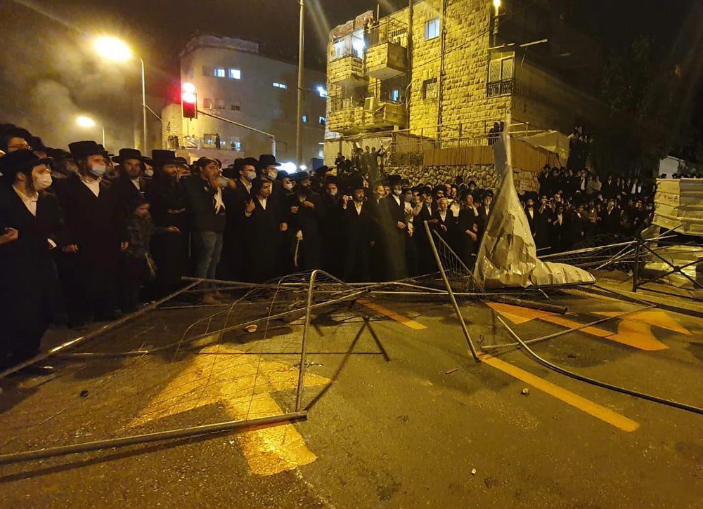Kudüs’te Haredi Yahudileri ile İsrail polisi arasında şiddetli çatışma