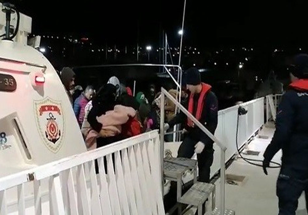 Kuşadası’nda 2 ayrı operasyonda 109 düzensiz göçmen yakalandı