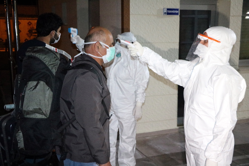 Kuveyt’ten yurda dönen 248 kişi, Yozgat’ta KYK yurduna yerleştirildi