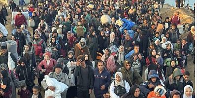 Kuzey ışıkları yandı! İşte Gazze'nin yeniden doğuşu