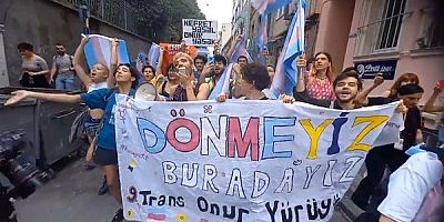 LGBT'li grup sözde Kürdistan sloganları attı!