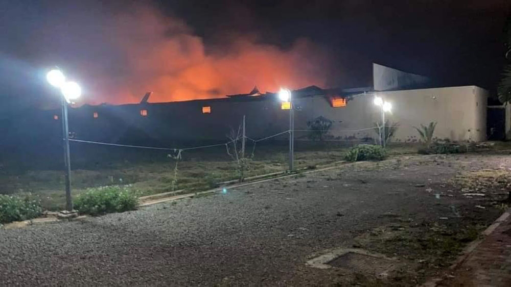 Libya’da Hafter milisleri ilaç deposunu vurdu