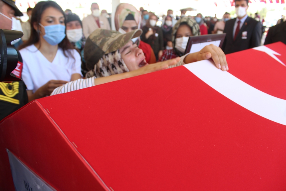 Libya’da şehit olan Uzman Çavuş Yılmaz’ın naaşı memleketine uğurlandı