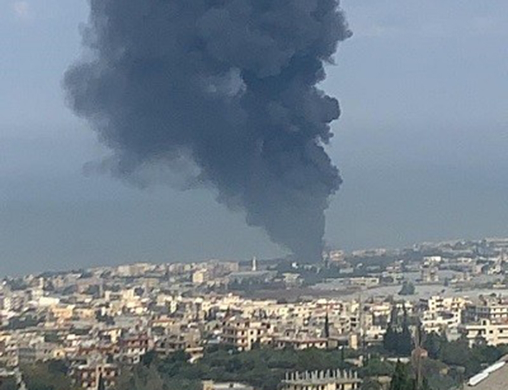 Lübnan’da petrol boru hattında yangın