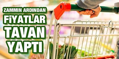 Maaş zammının ardından fiyatlar uçtu