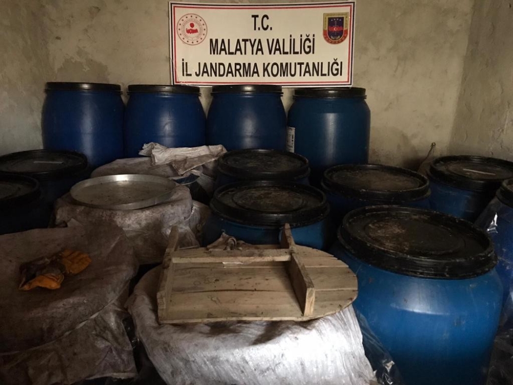 Malatyada 6 Ton Sahte İçki Ele Geçirildi