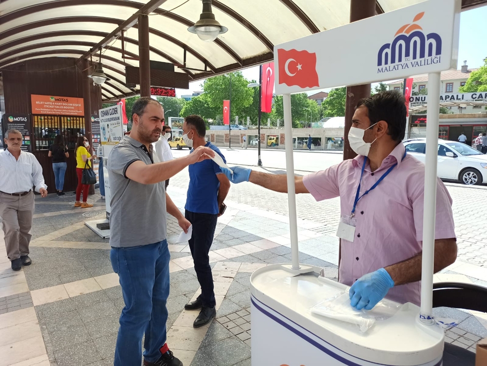 Malatya’da maske takma zorunluluğu başladı