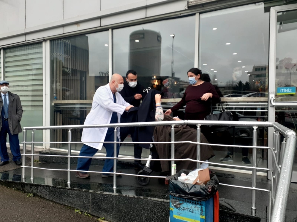 Maltepe’de özel hastanede korkutan yangın
