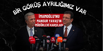 Mansur Yavaş ve Ekrem İmamoğlu'nun 'sorunumuz yok' görüşmesi
