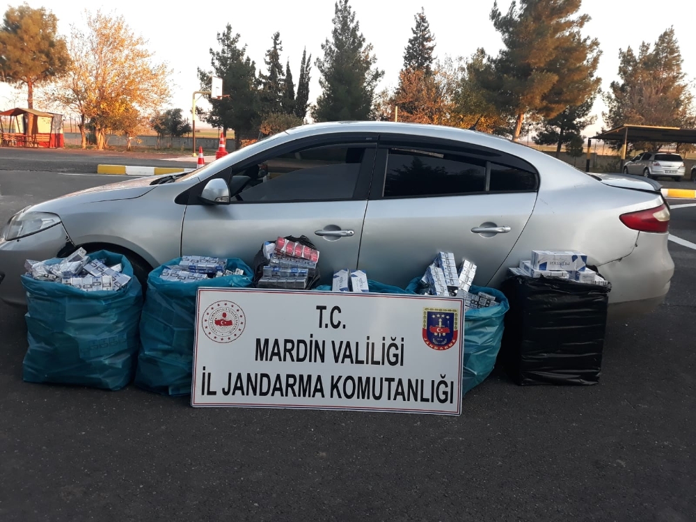 Mardinde 5 Bin Paket Kaçak Sigara Ele Geçirildi