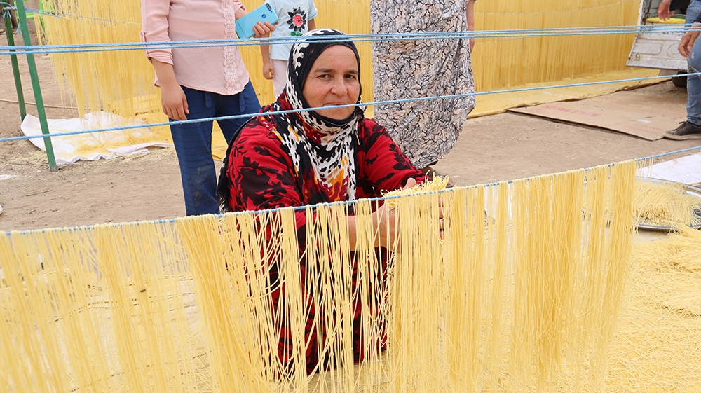 Mardin’de kadınların şehriye mesaisi başladı