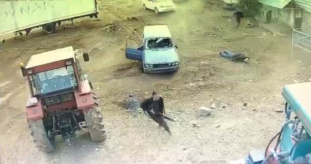 Mardin’deki dehşet anları güvenlik kamerasına yansıdı
