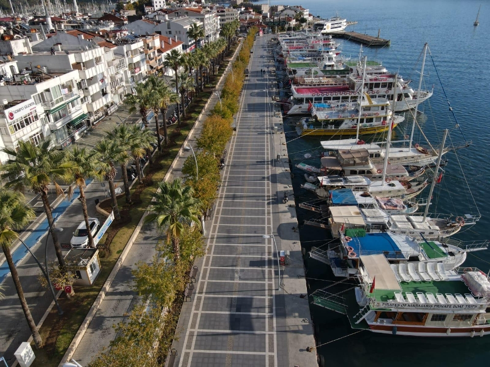 Marmaris’te korona virüs sakinliği
