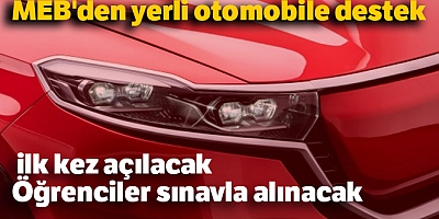 MEB'den Yerli Otomobile Nitelikli İş Gücü Desteği