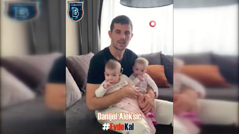 Medipol Başakşehirli futbolculardan ’evde kal’ çağrısı