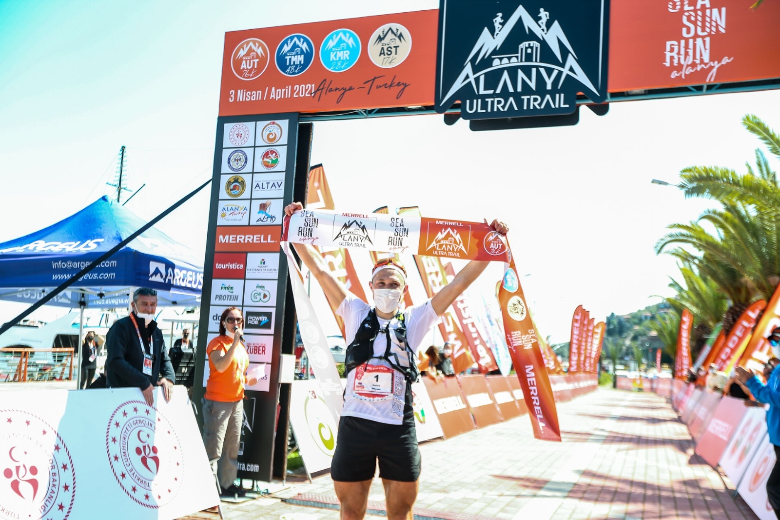 Merrell Alanya Ultra Trail’de ipi göğüsleyen sporcular belli oldu