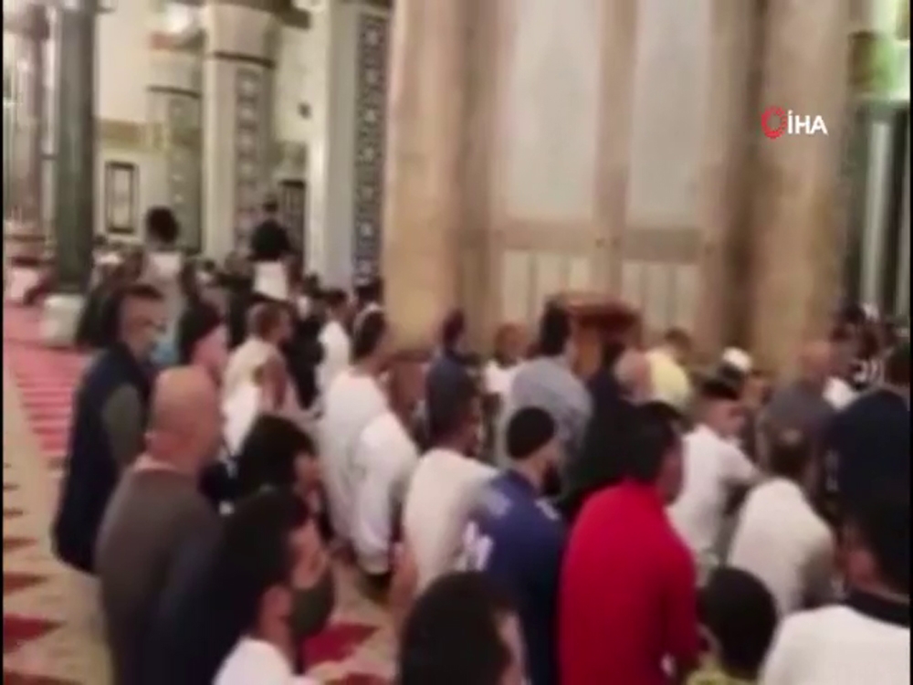 Mescid-i Aksa’da teşrik tekbiri getirildi
