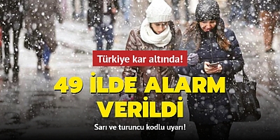 Meteoroloji'den 49 ile 