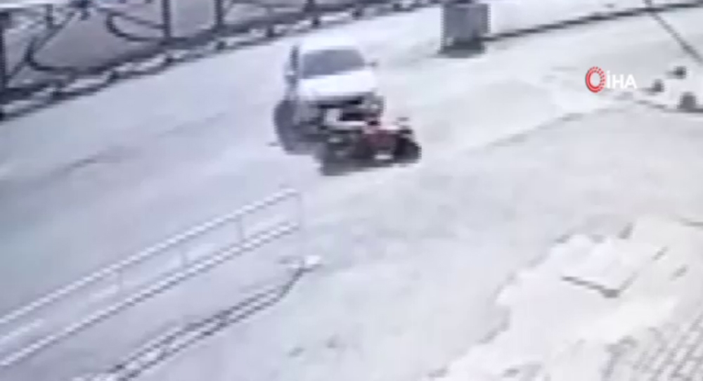 Metrelerce sürüklendi