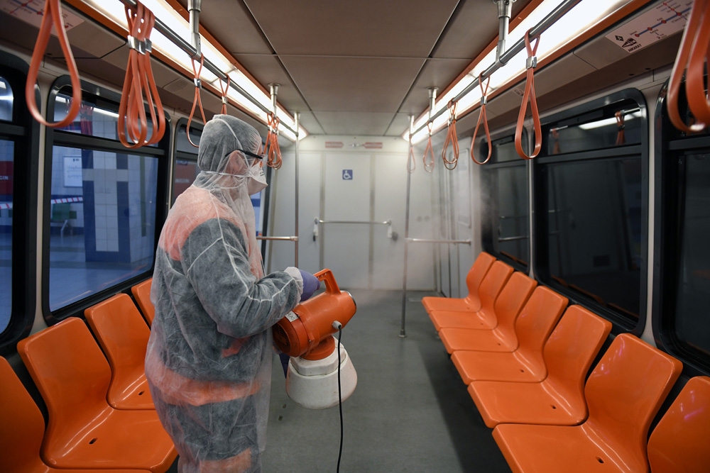 Metro ve Ankaray’da kesintisiz hijyen