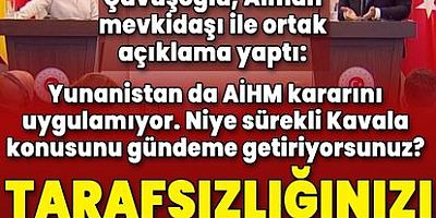 Mevlüt Çavuşoğlu'ndan Alman mevkidaşına Osman Kavala çıkışı