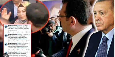 MHP'li kadın başkan İmamoğlu'nu standa sokmadı.. Bas geri bas geri