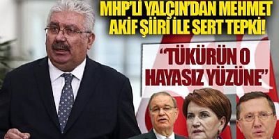 MHP'li Yalçın'dan Akşener ve Öztrak'a Mehmet Akif şiiriyle tepki!