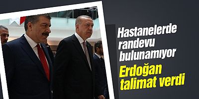 MHRS'de randevu bulunamıyor! Cumhurbaşkanı Erdoğan talimat verdi