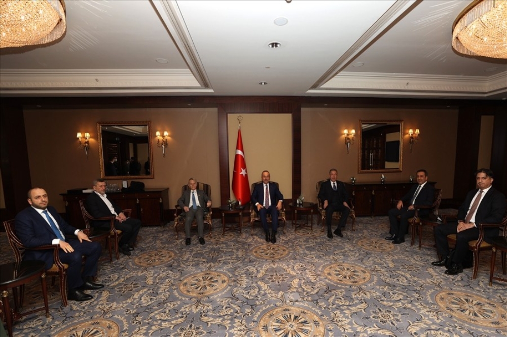 Milli Savunma Bakanı Akar ve Dışişleri Bakanı Çavuşoğlu Ukrayna’da