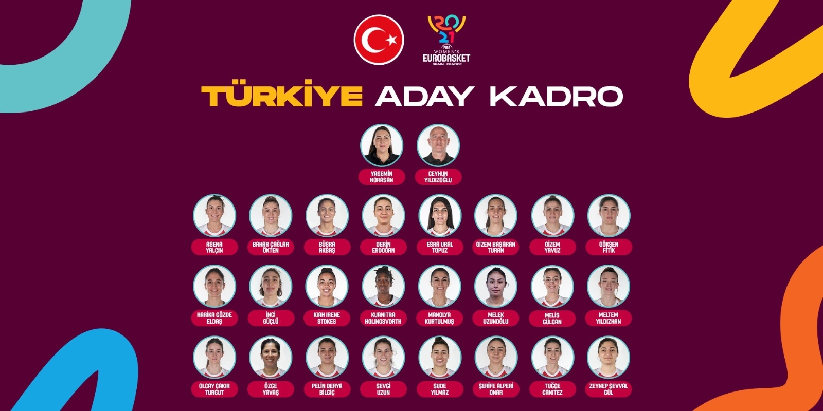 Millilerin Avrupa Şampiyonası aday kadrosu açıklandı