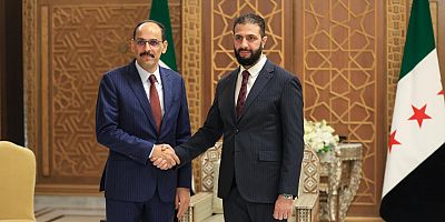 MİT Başkanı İbrahim Kalın, Ahmed Şara ile Şam'da görüştü