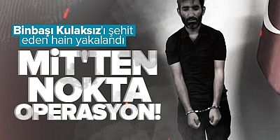 MİT, Binbaşı Arslan Kulaksız'ı şehit eden PKK'lı Savaş Çelik'i yakalayıp getirdi