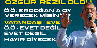 Mitinge katılanlar  Özel'i şok etti! Erdoğan'a oy verecek misiniz..EVETTT