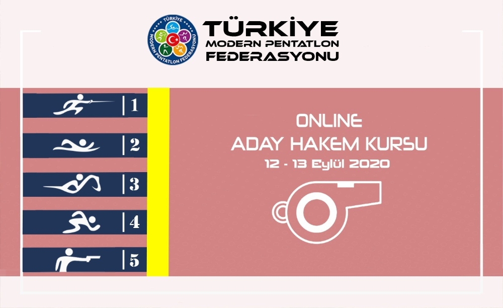 Modern Pentatlon Online Aday Hakem Kursu eylülde başlıyor