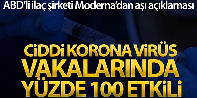 Moderna Covid-19 aşısı için ABD ve AB’ye acil kullanım başvurusu yapacak