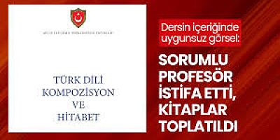 MSB'den kitap duyurusu! Gerçeği açıkladı! Sorumlu profesör istifa etti