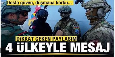 MSB'den Türkiye, Azerbaycan, Katar ve Libya paylaşımı! 