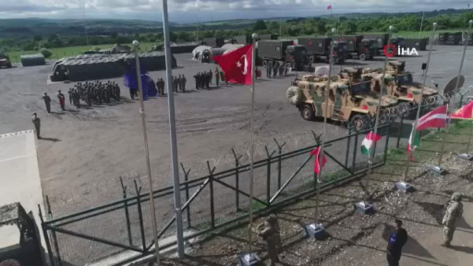 MSB, Steadfast Defender 21 Tatbikatı’nda yer alan bayrak seremonisinin görüntülerini paylaştı
