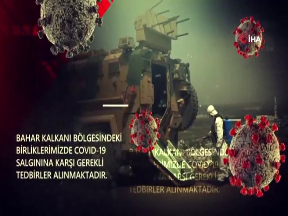 MSB’den Bahar Kalkanı bölgesinde korona virüs tedbirleri