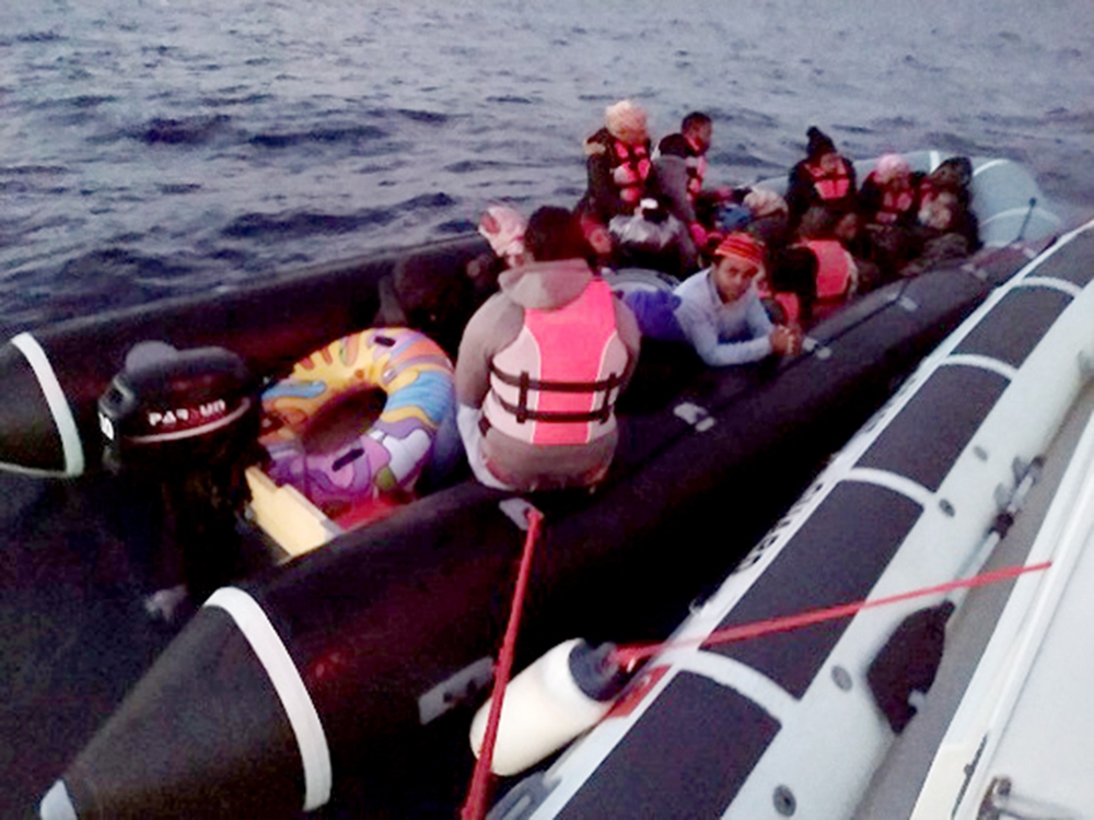 Muğlada 21 Göçmen Yakalandı