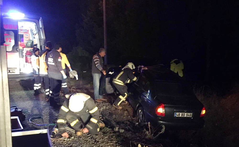 Muğla’da kaza: 2 ölü, 3 yaralı