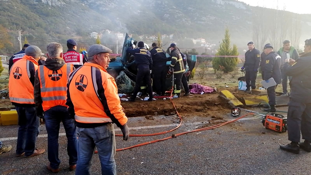 Muğlada Trafik Kazası: 2 Ölü, 1 Yaralı